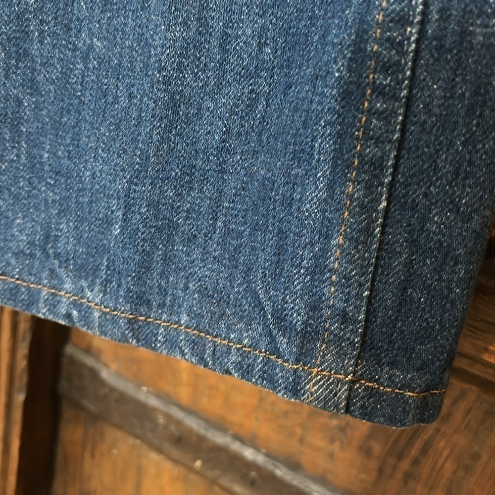 NWT Frame Le Italien Straight Jean in Vintage Blue 24 - Picture 13 of 16